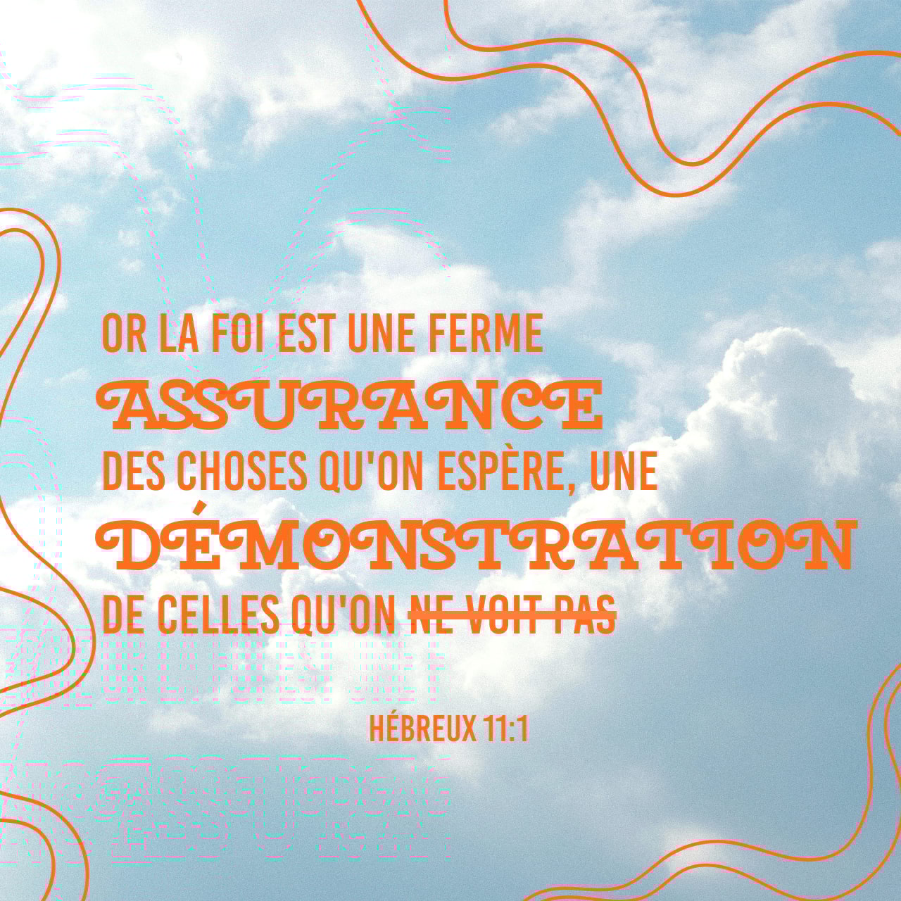 Hébreux 11:1 Croire en Dieu, c’est une façon de posséder déjà les biens qu’on espère, c’est être persuadé que les choses qu’on ne voit pas existent vraiment. | Parole de Vie 2017 (PDV2017) | Download The Bible App Now