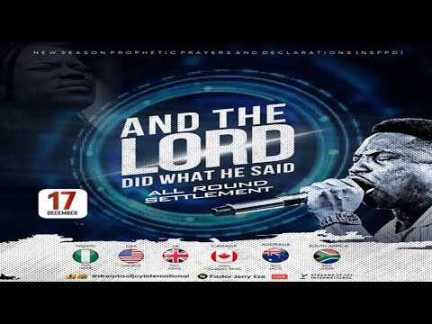 AND THE LORD DID WHAT HE SAID - ALL ROUND SETTLEMENT [DAY 2] || NSPPD || 17TH DECEMBER 2024 - YouTube