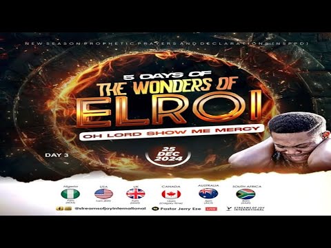 OH LORD SHOW ME MERCY || 5 DAYS OF THE WONDERS OF EL-ROI [DAY 3] || NSPPD || 25TH DECEMBER 2024 - YouTube