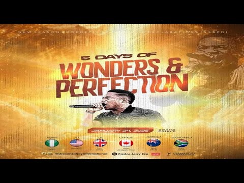 5 DAYS OF WONDERS AND PERFECTION [GRAND FINALE] || NSPPD || 24TH JANUARY 2025 - YouTube