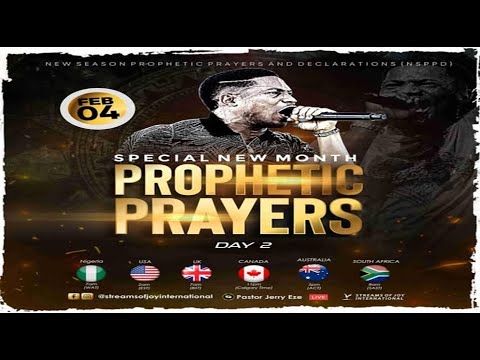 FEBRUARY SPECIAL NEW MONTH PROPHETIC PRAYERS | DAY 2 || NSPPD || 4TH FEBRUARY 2025 - YouTube