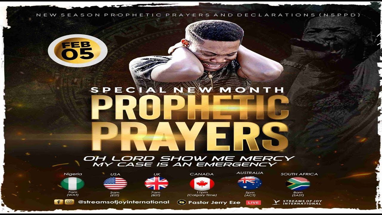OH LORD SHOW ME MERCY || SPECIAL NEW MONTH PROPHETIC PRAYERS || DAY 3 || NSPPD || 5TH FEBRUARY 2025 - YouTube