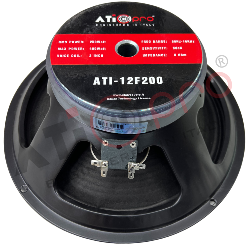 12 Inch DJ Speaker 200 Watt With 2″ Voice Coil Model DX-12F200 - DJ speakers India