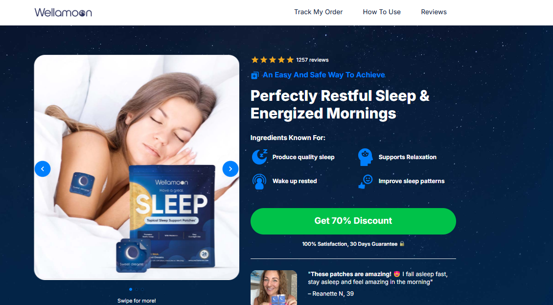 Wellamoon Sleep Patches Reviews - Perfectly Restful Sleep & Energized Mornings!