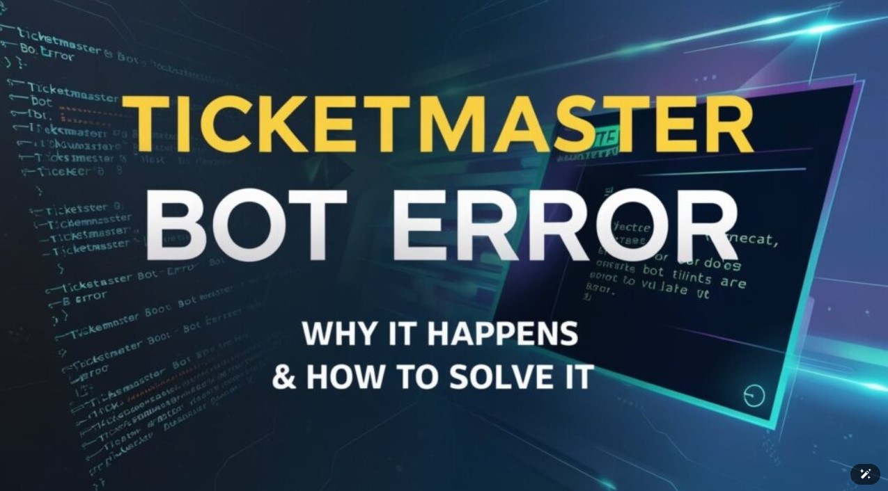 Ticketmaster Bot Errors and Avoid Suspension
