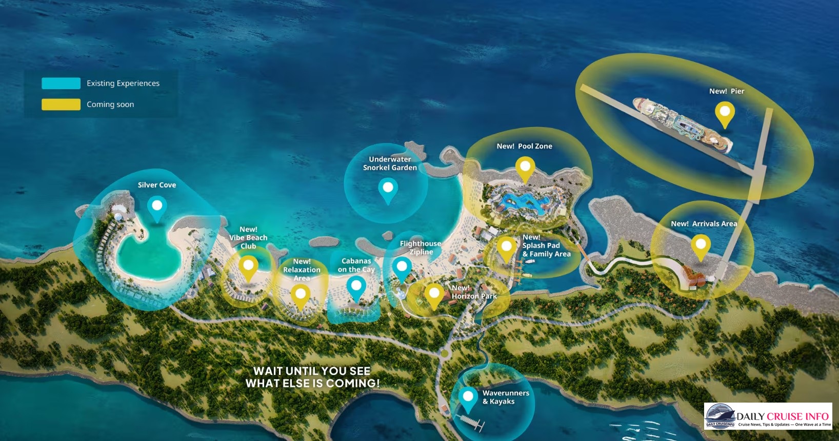 Great Stirrup Cay Map & Must-Do Activities for Your Bahamas Cruise Stop