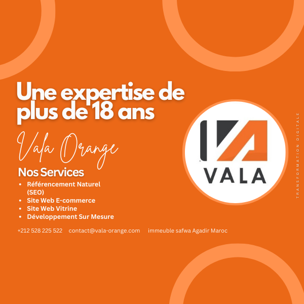 VALA ORANGE - Agence SEO & Solutions Digitales