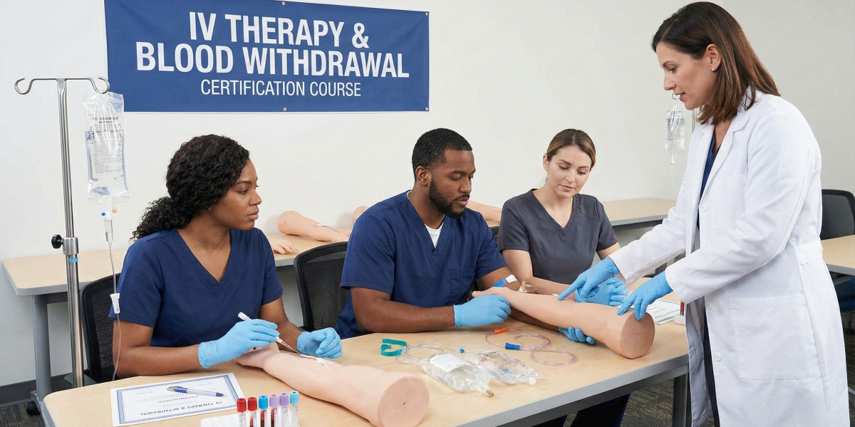 Group-Rate IV Therapy & Blood Withdrawal Certification for Healthcare Professionals