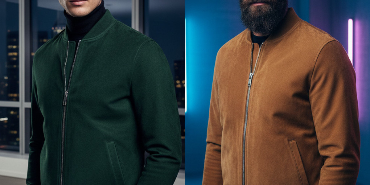 Suede Bomber Jackets for Men: Elevate Your Style with Timeless Outerwear