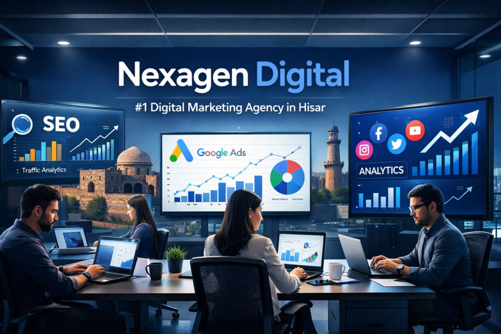 #1 Digital Marketing Agency in Hisar | Nexagen Digital