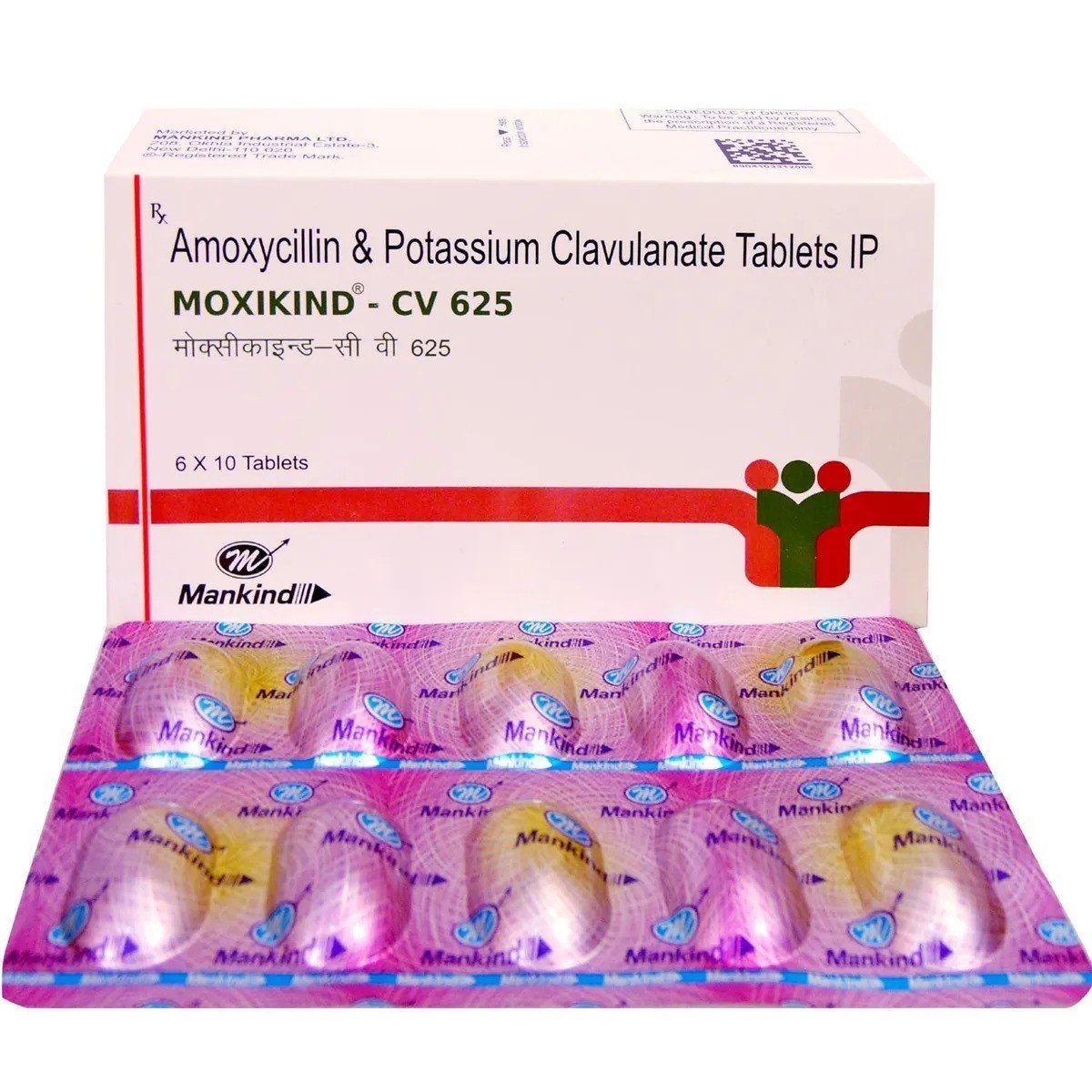 Moxikind CV 625mg Amoxycillin Tablets - Ivercares