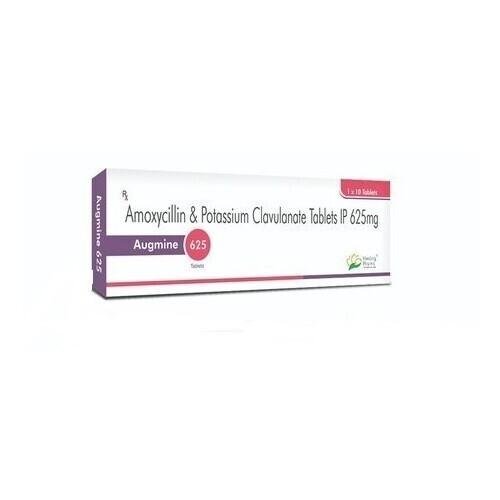 Augmine 625mg Tablets (Amoxicillin + Clavulanic) - Ivercares
