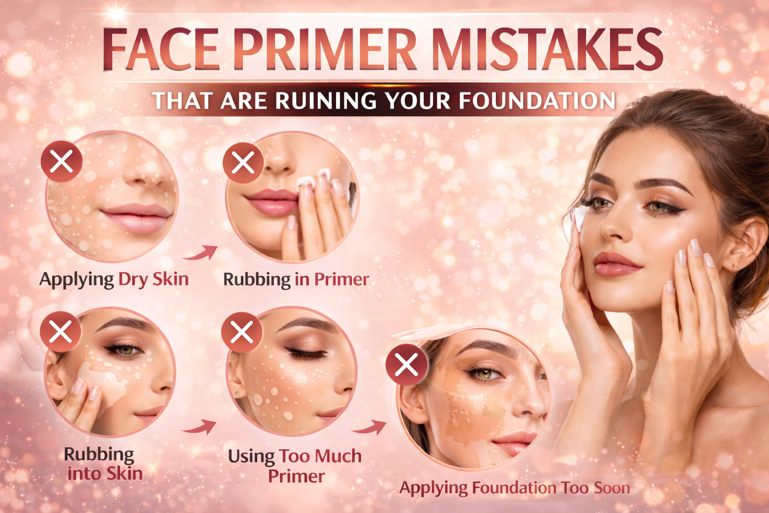 Face Primer Mistakes That Are Ruining Your Foundation  – Colors Queen
