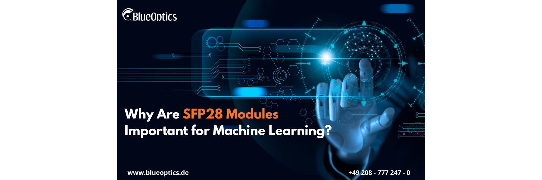 BlueOptics 25G SFP28 Transceiver für ML-Umgebungen