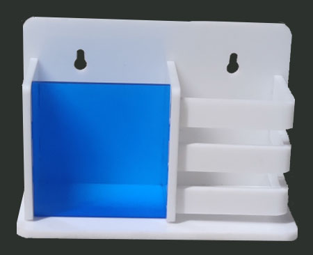 Wall Mounted Acrylic Toothbrush Holder | Acrylic Brush Holder Manufacturer in Rajkot