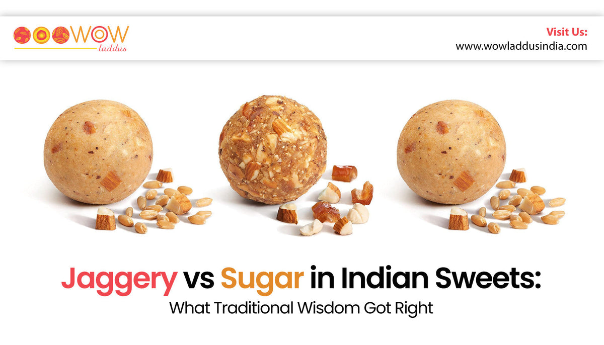 Jaggery vs Sugar in Indian Sweets: Which Is Healthier – Wow Laddus India
