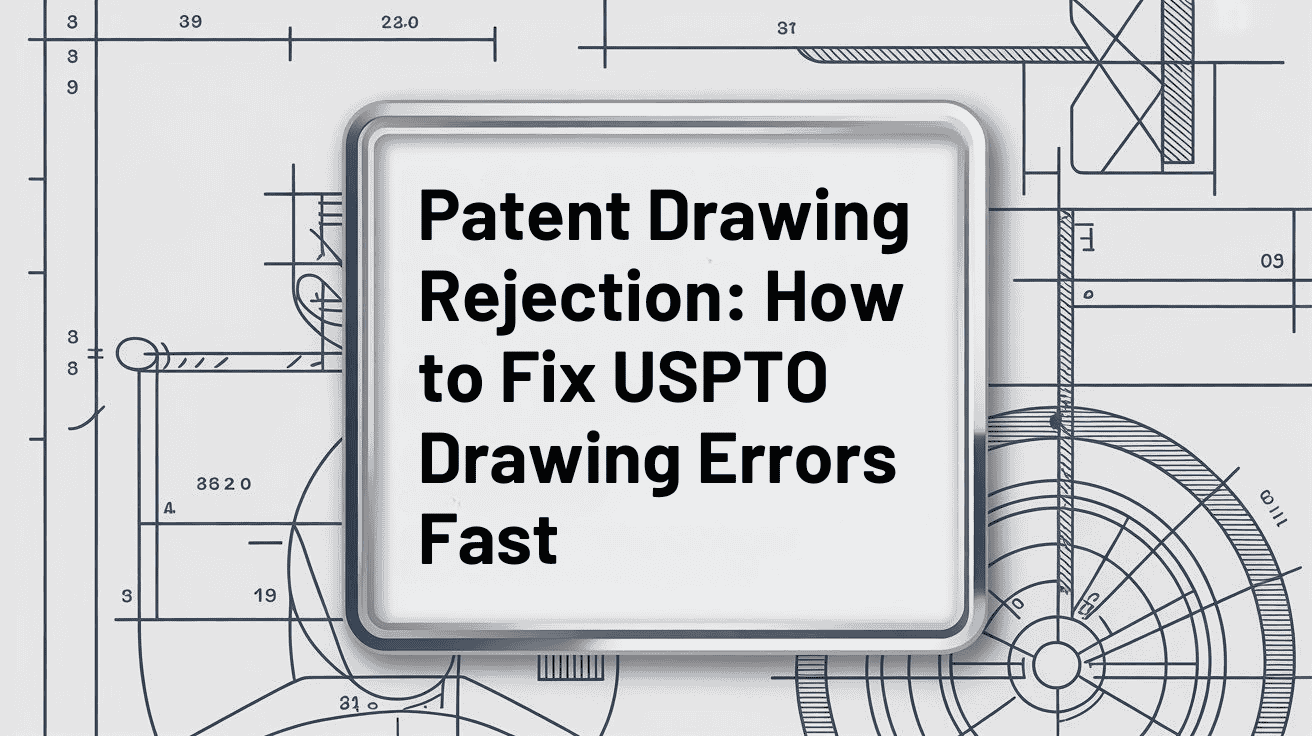 Patent Drawing Rejection: How to Fix USPTO Drawing Errors