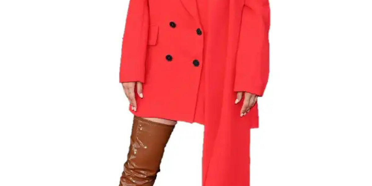 Red Wool Coat for Effortless Winter Elegance: