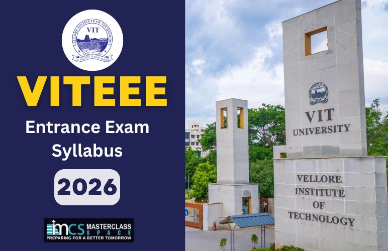 VIT Entrance Exam Syllabus 2026 - Masterclass Space
