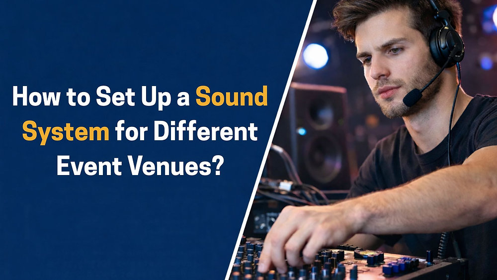 How to Set Up a Sound System for Different Event Venues?