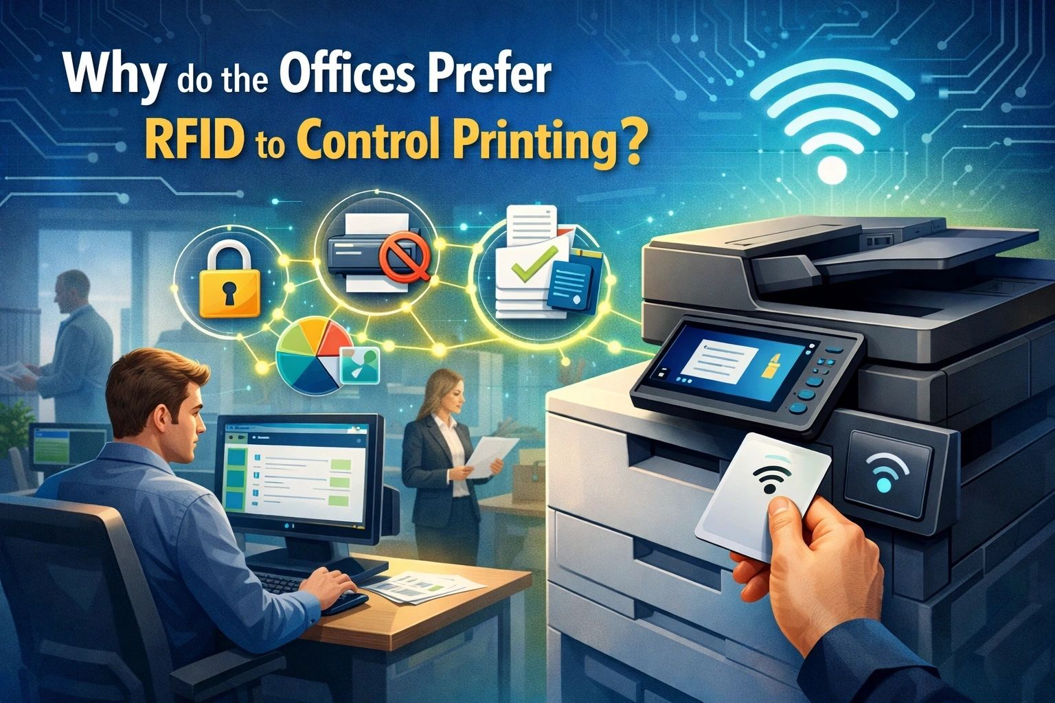Why do the Offices Prefer RFID to Control Printing?
