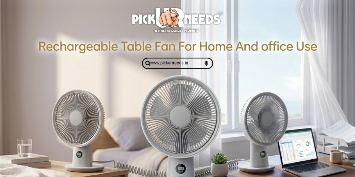 Rechargeable Table Fans for Home and Office Use