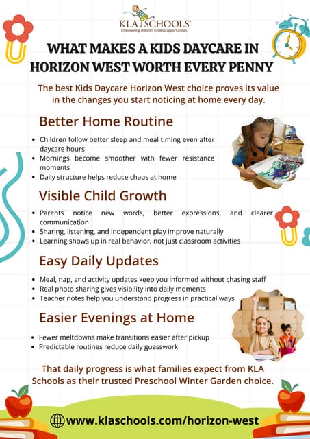 What Makes a Kids Daycare in Horizon West Worth Every Penny | PDF