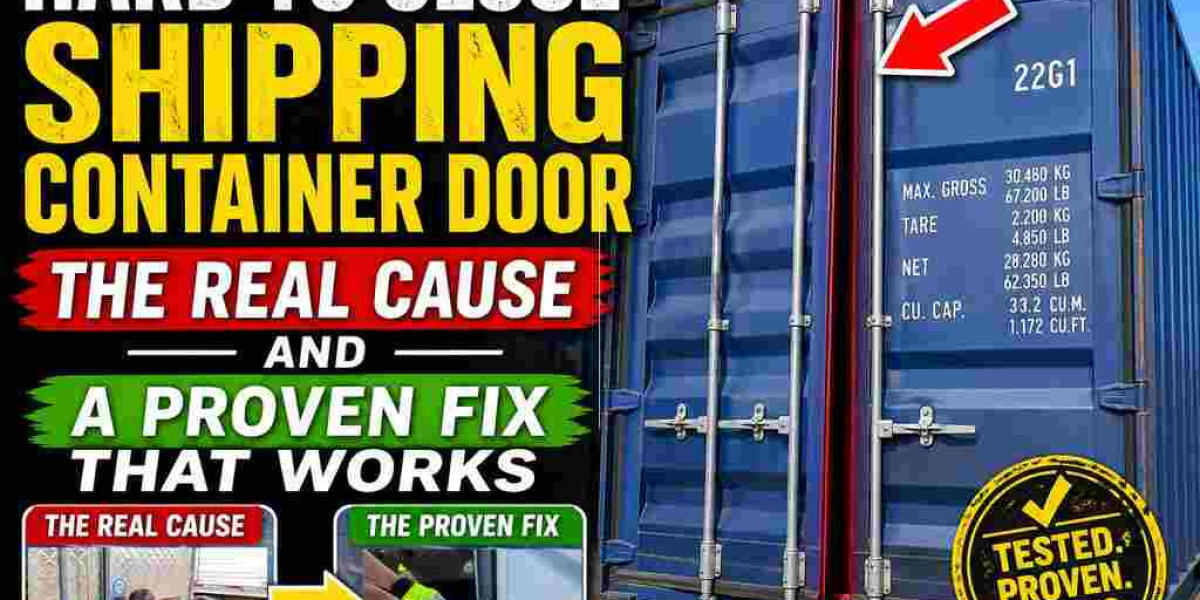 How to Fix a Hard to Close Shipping Container Door Without Damaging Equipment