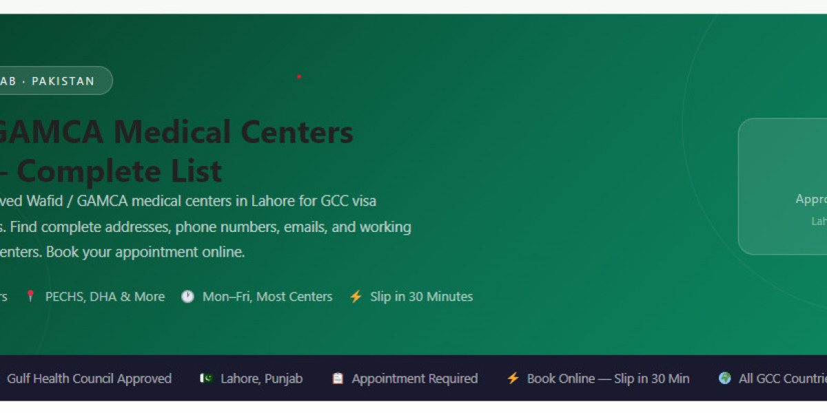 Book Your Wafid GAMCA Medical Appointment Online